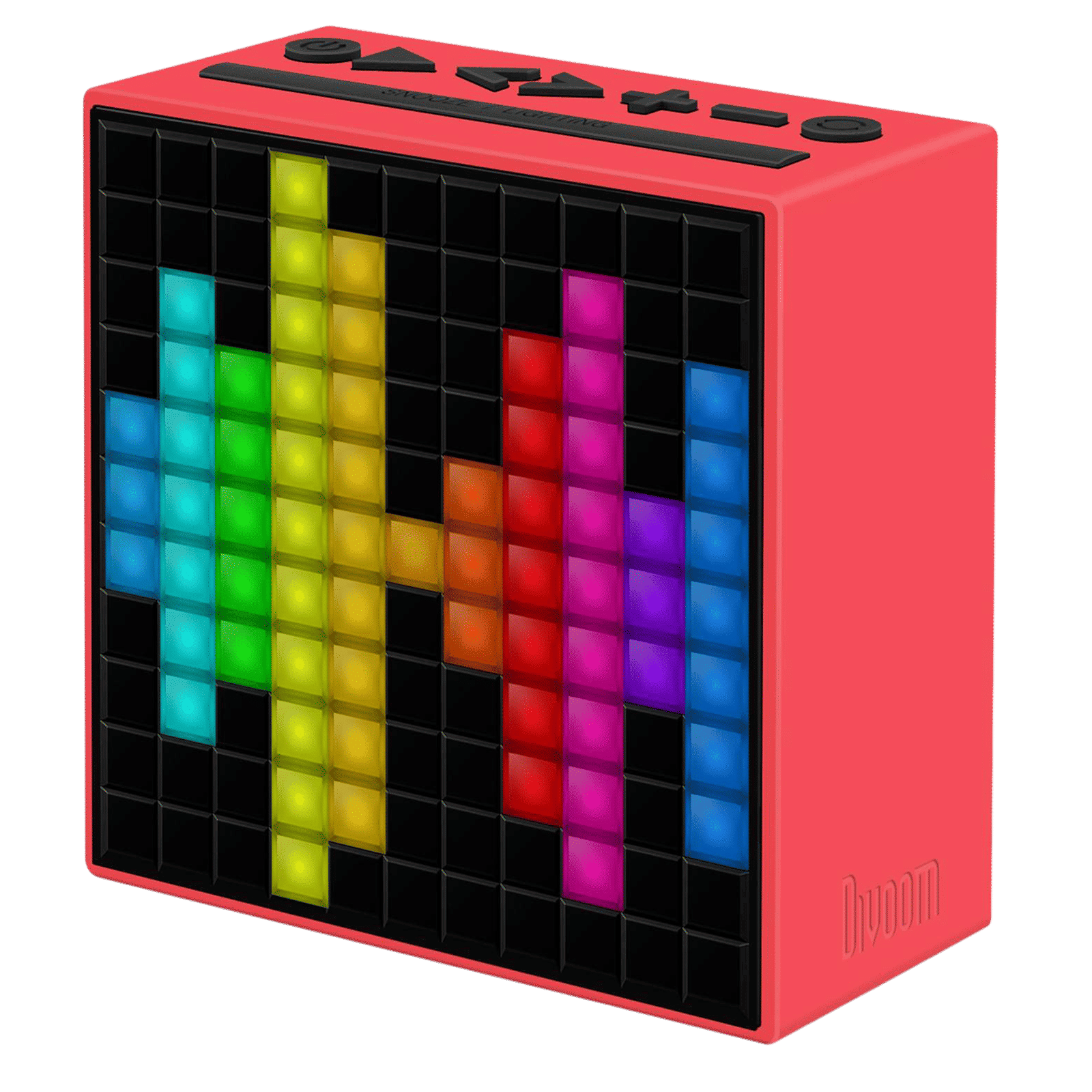 Divoom Timeboxwith Built- in Clock & Alarm Smart Speaker (App Controlled Pixel Art Creation, Red) Divoom Timeboxwith Built- in Clock & Alarm Smart Speaker (App Controlled Pixel Art Creation, Red)_9