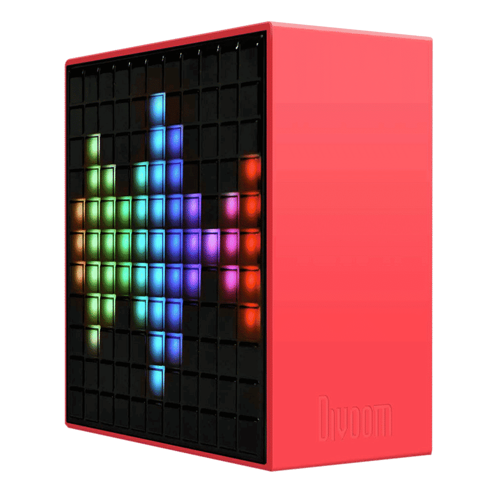 Divoom Timeboxwith Built- in Clock & Alarm Smart Speaker (App Controlled Pixel Art Creation, Red) Divoom Timeboxwith Built- in Clock & Alarm Smart Speaker (App Controlled Pixel Art Creation, Red)_3