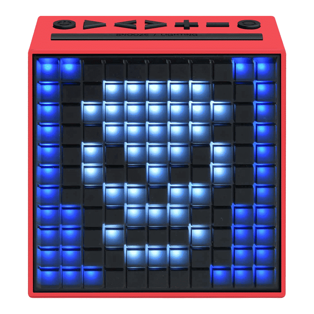 Divoom Timeboxwith Built- in Clock & Alarm Smart Speaker (App Controlled Pixel Art Creation, Red) Divoom Timeboxwith Built- in Clock & Alarm Smart Speaker (App Controlled Pixel Art Creation, Red)_6