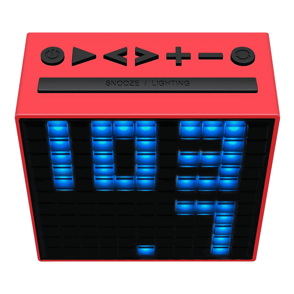 Divoom Timeboxwith Built- in Clock & Alarm Smart Speaker (App Controlled Pixel Art Creation, Red) Divoom Timeboxwith Built- in Clock & Alarm Smart Speaker (App Controlled Pixel Art Creation, Red)_7