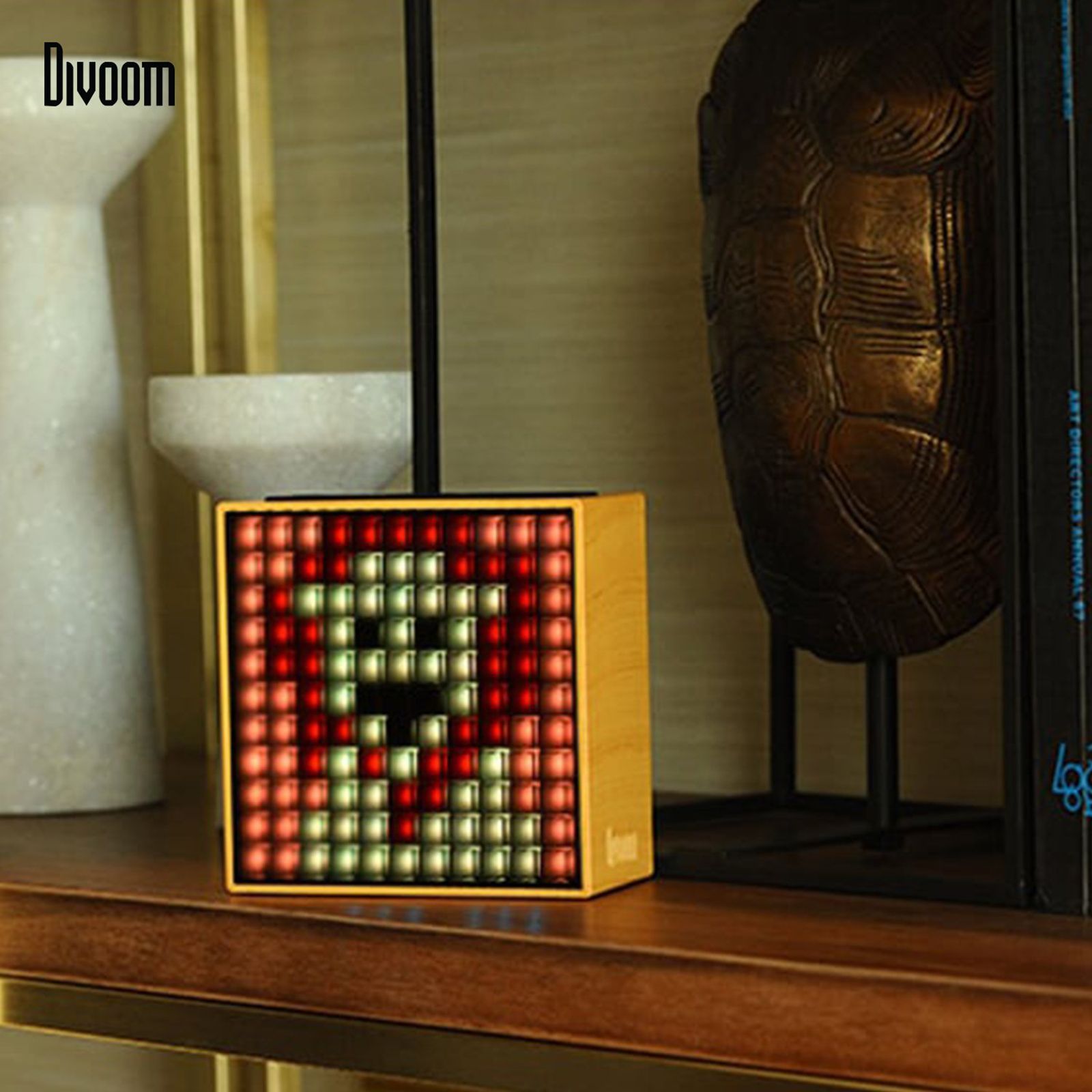 Divoom TIMEBOX 5W Portable Bluetooth Speaker (Smart Alarm, Ivory)_11