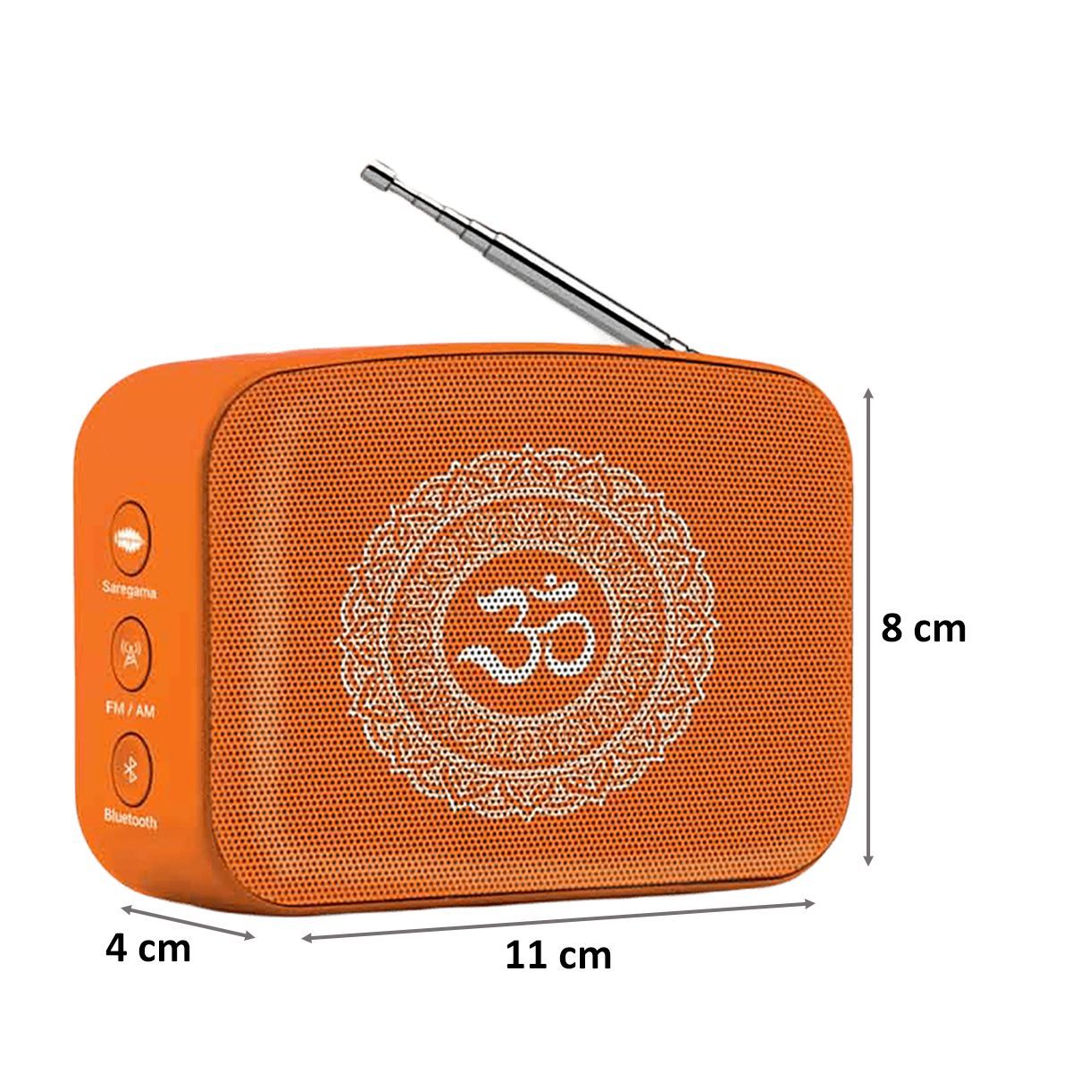 SAREGAMA Carvaan Mini 5W Portable Bluetooth Speaker (4 Hours Playtime, Stereo Channel, Orange) SAREGAMA Carvaan Mini 5W Portable Bluetooth Speaker (4 Hours Playtime, Stereo Channel, Orange)_2