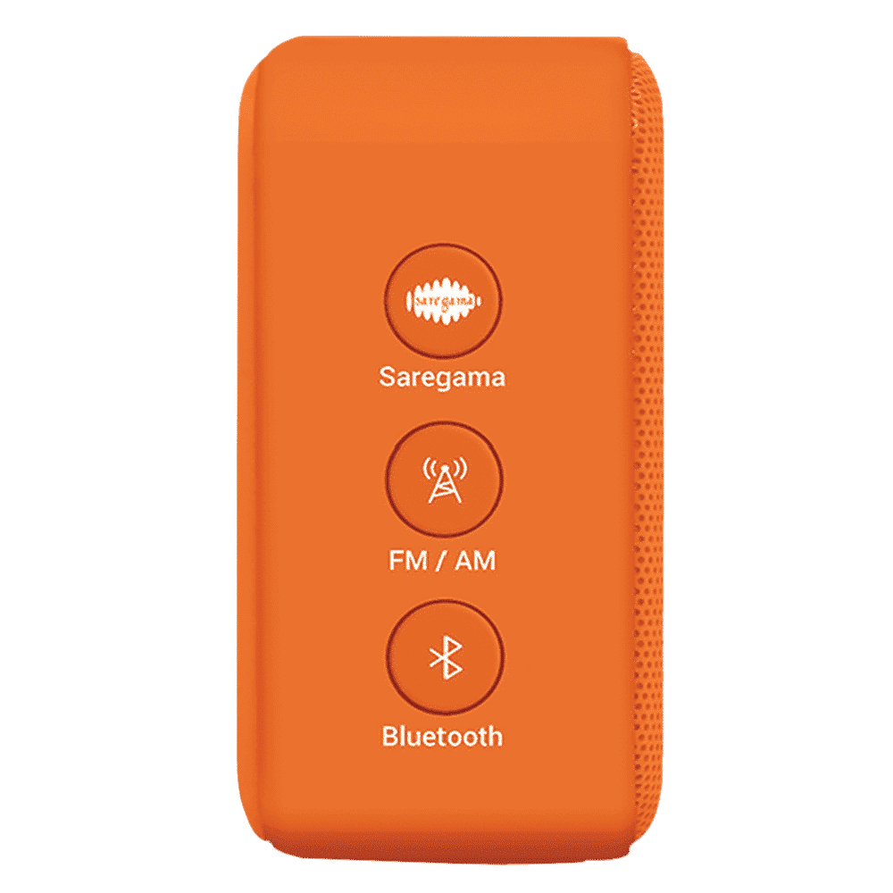 SAREGAMA Carvaan Mini 5W Portable Bluetooth Speaker (4 Hours Playtime, Stereo Channel, Orange) SAREGAMA Carvaan Mini 5W Portable Bluetooth Speaker (4 Hours Playtime, Stereo Channel, Orange)_3