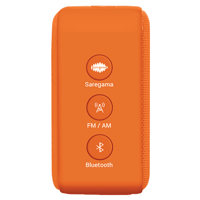 SAREGAMA Carvaan Mini 5W Portable Bluetooth Speaker (4 Hours Playtime, Stereo Channel, Orange) SAREGAMA Carvaan Mini 5W Portable Bluetooth Speaker (4 Hours Playtime, Stereo Channel, Orange)_5
