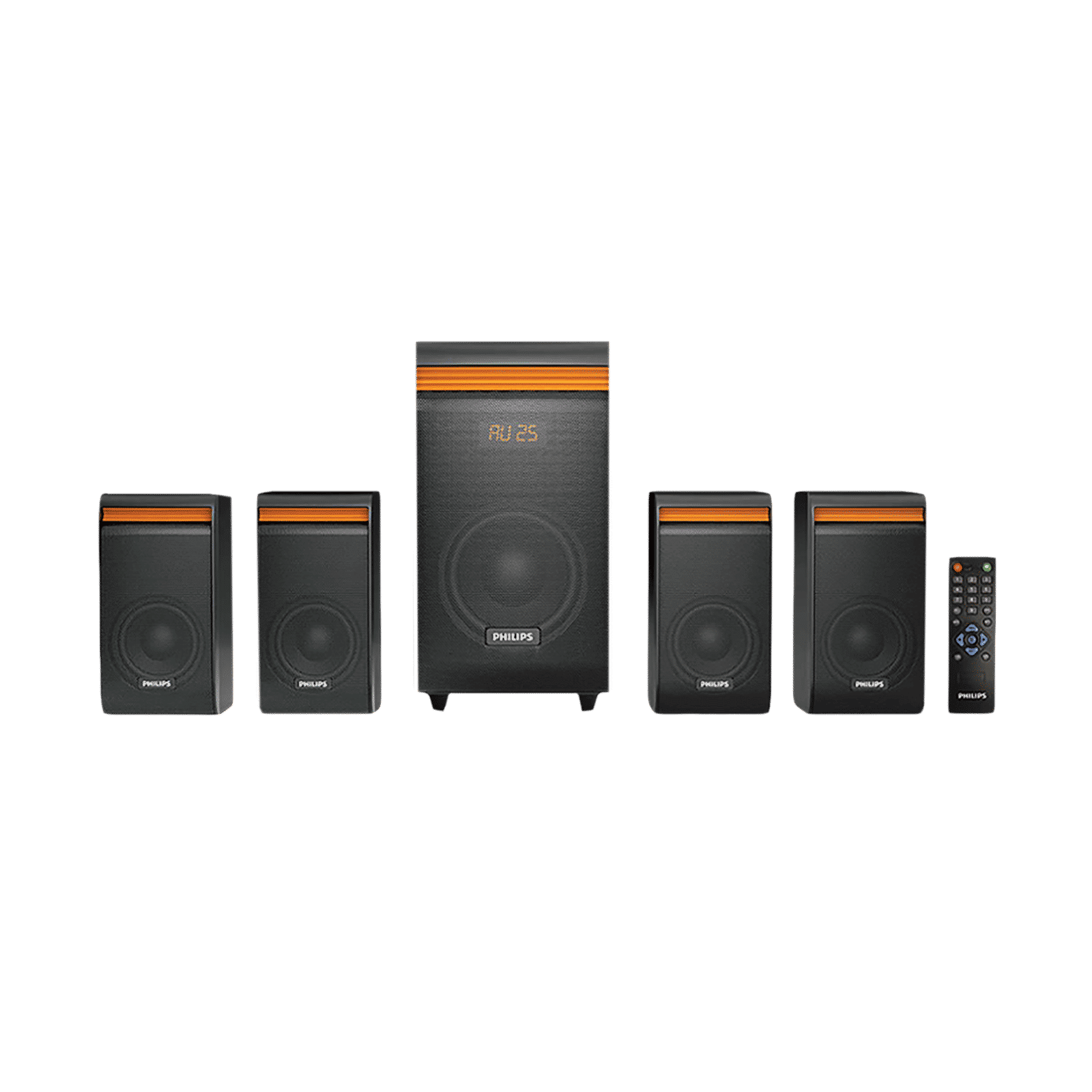 PHILIPS 50W Multimedia Speaker (Surround Sound, 4.1 Channel, Black)_1
