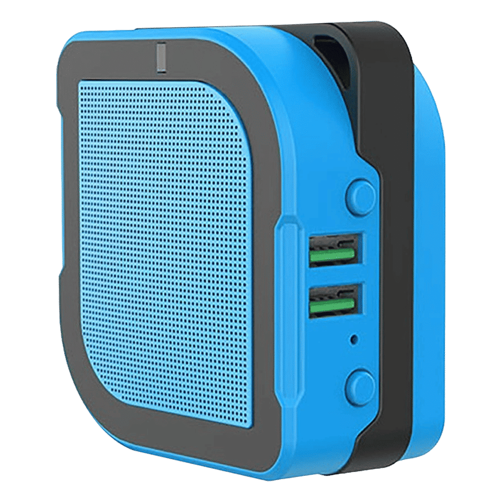iGear TrioSmartTech 3W Portable Bluetooth Speaker (3 in 1, Mono Channel, Blue)_8