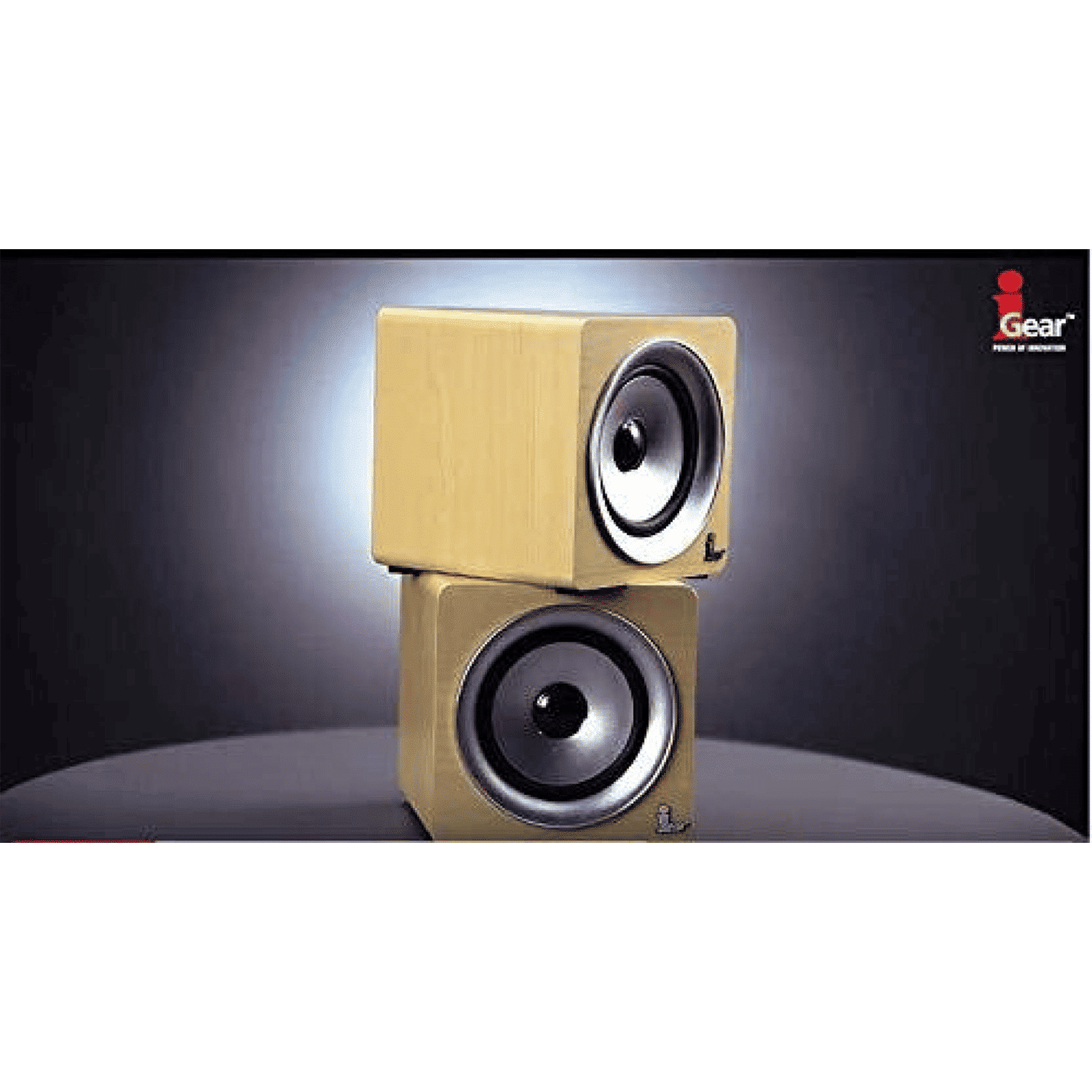 iGear Hoot 360 Degree TWS Bluetooth Speaker (iG-1026, Brown)_9