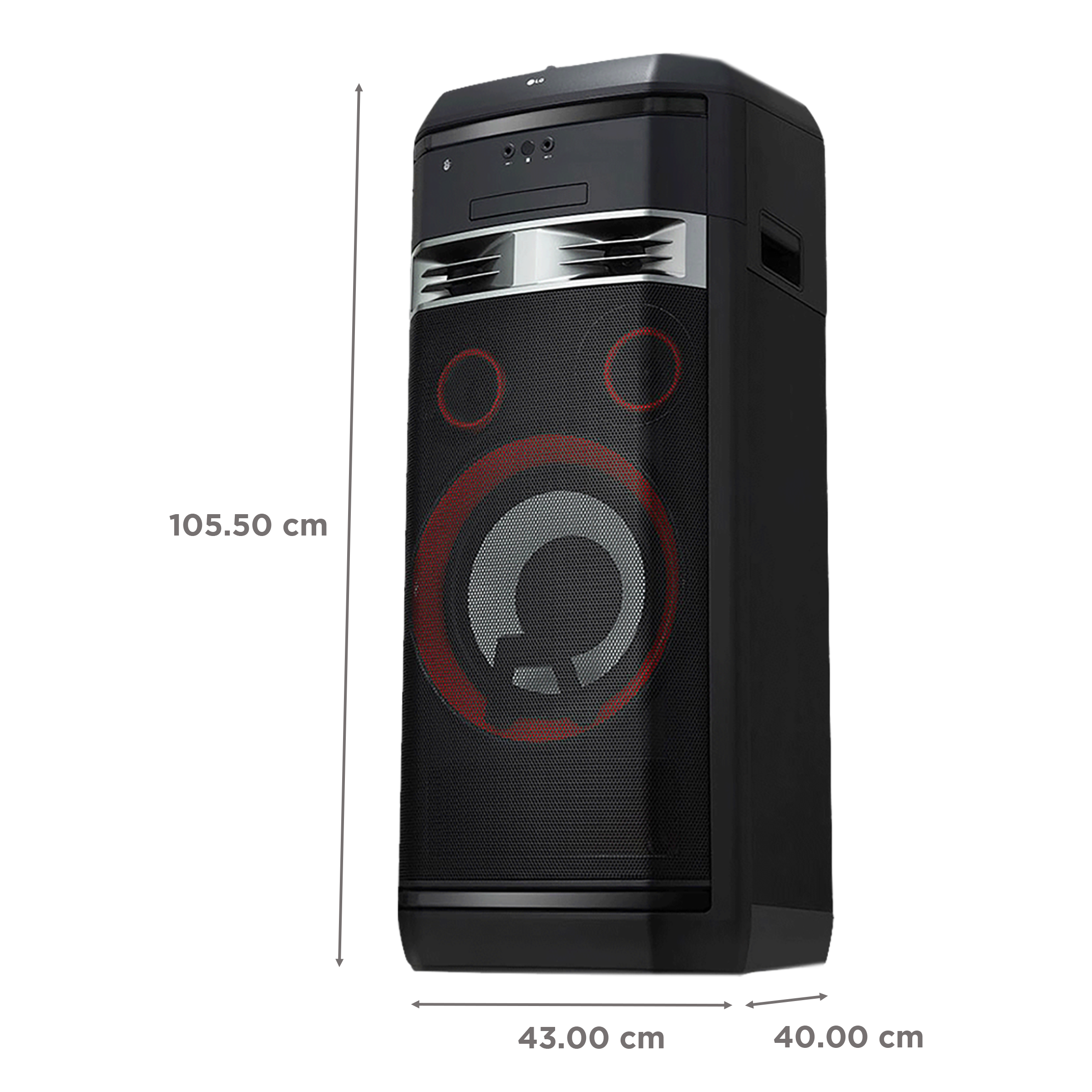 LG X-Boom 2000W Bluetooth Party Speaker with Mic (Bass Booster, 2.1 Channel, Black)_4