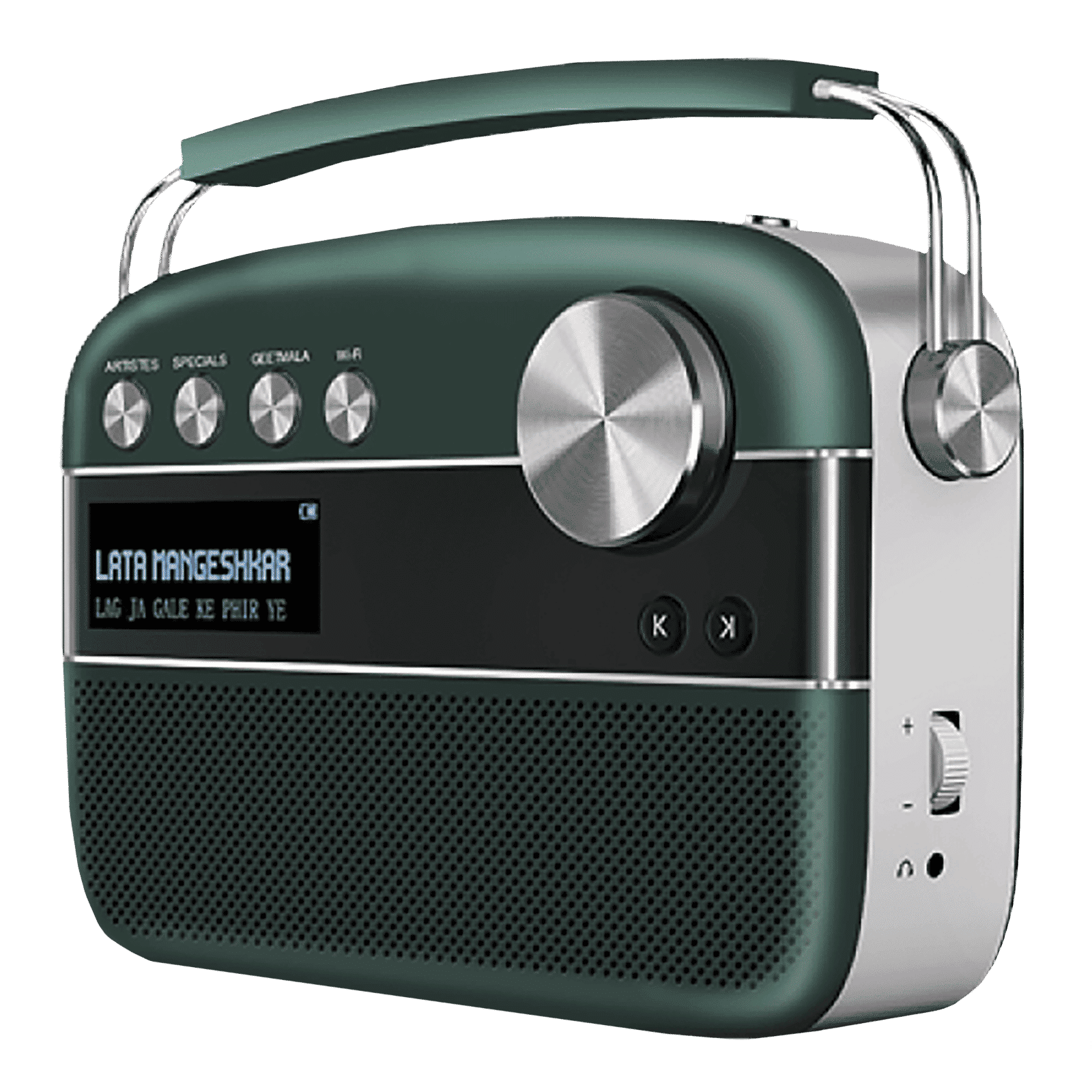 SAREGAMA Carvaan 2.0 Wi-Fi Digital Audio Player (R20020, Emerald Green)_3