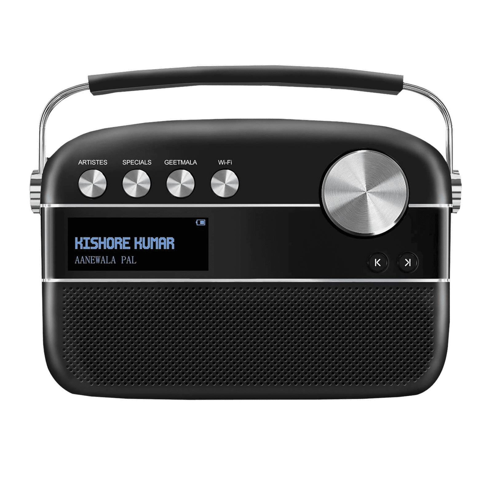 SAREGAMA Carvaan 10W Portable Bluetooth Speaker (5000 Pre Loaded Songs, 2.0 Channel, Classic Black)_1