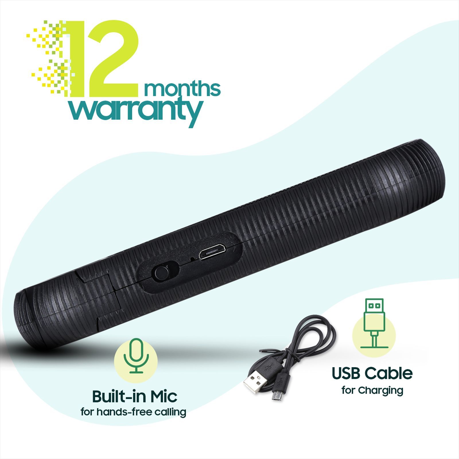 Croma 2W Portable Bluetooth Speaker (With Hook, Mono Channel, Black) Croma 2W Portable Bluetooth Speaker (With Hook, Mono Channel, Black)_6