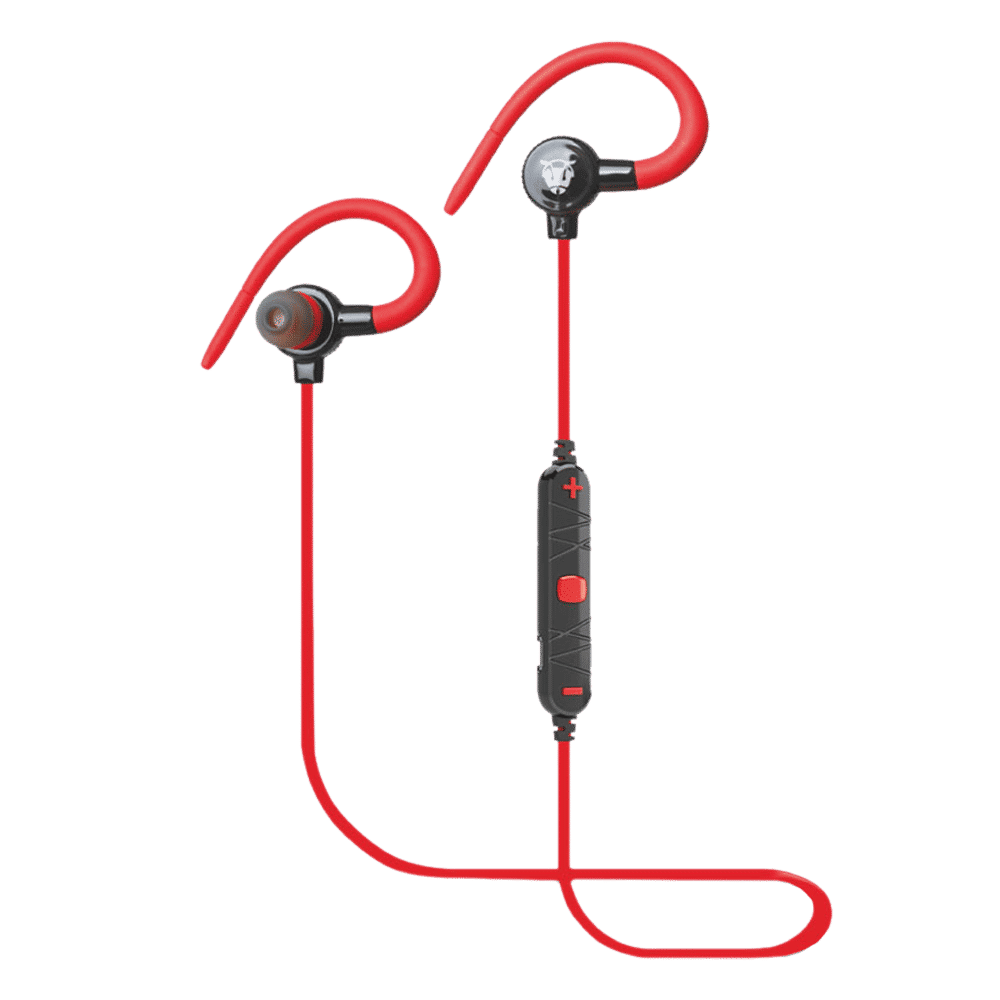ANT AUDIO H25 Neckband with Noise Reduction (Splash & Water Resistant, X-Bass Technology, Red)_1