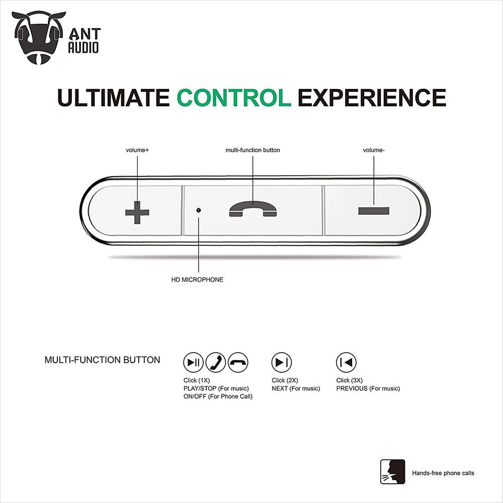 ANT AUDIO Doble H2 Neckband with Noise Isolation (IPX2 Sweat Resistant, Dual Drivers, White)_5