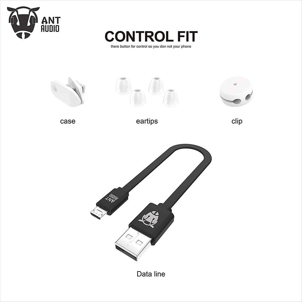 ANT AUDIO Doble H2 Neckband with Noise Isolation (IPX2 Sweat Resistant, Dual Drivers, White)_2