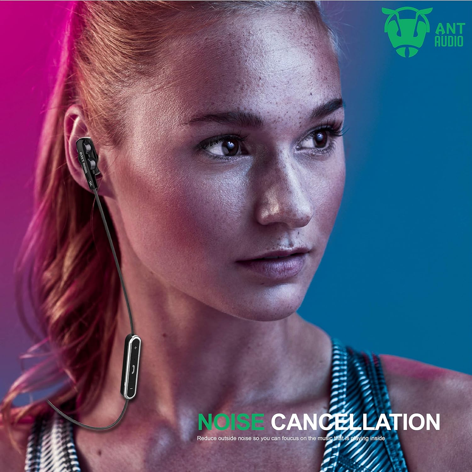 ANT AUDIO Doble H2 Neckband with Noise Isolation (IPX2 Sweat Resistant, Dual Drivers, Black)_2