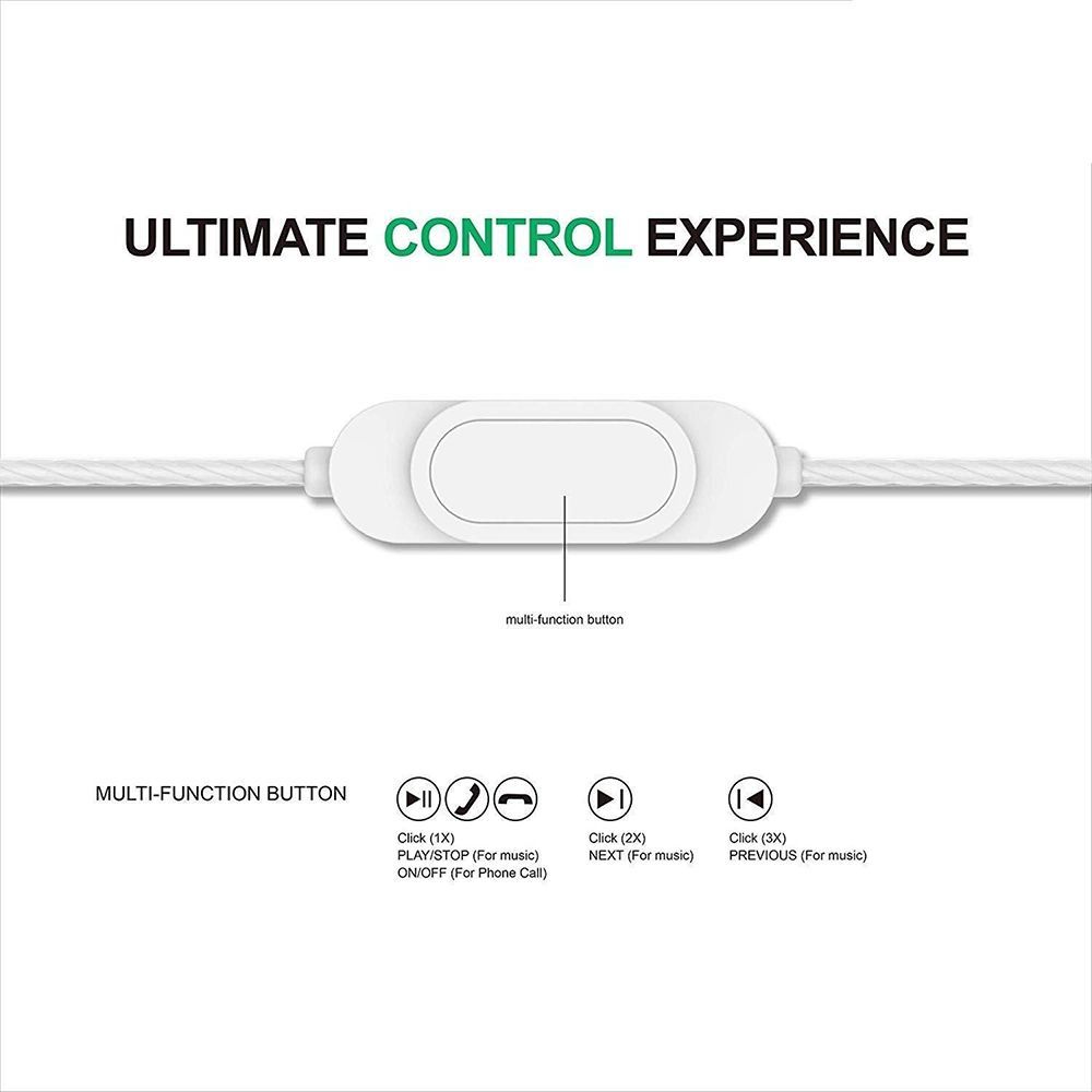 ANT AUDIO Doble W2 Wired Earphones with Mic (In Ear, White)_5