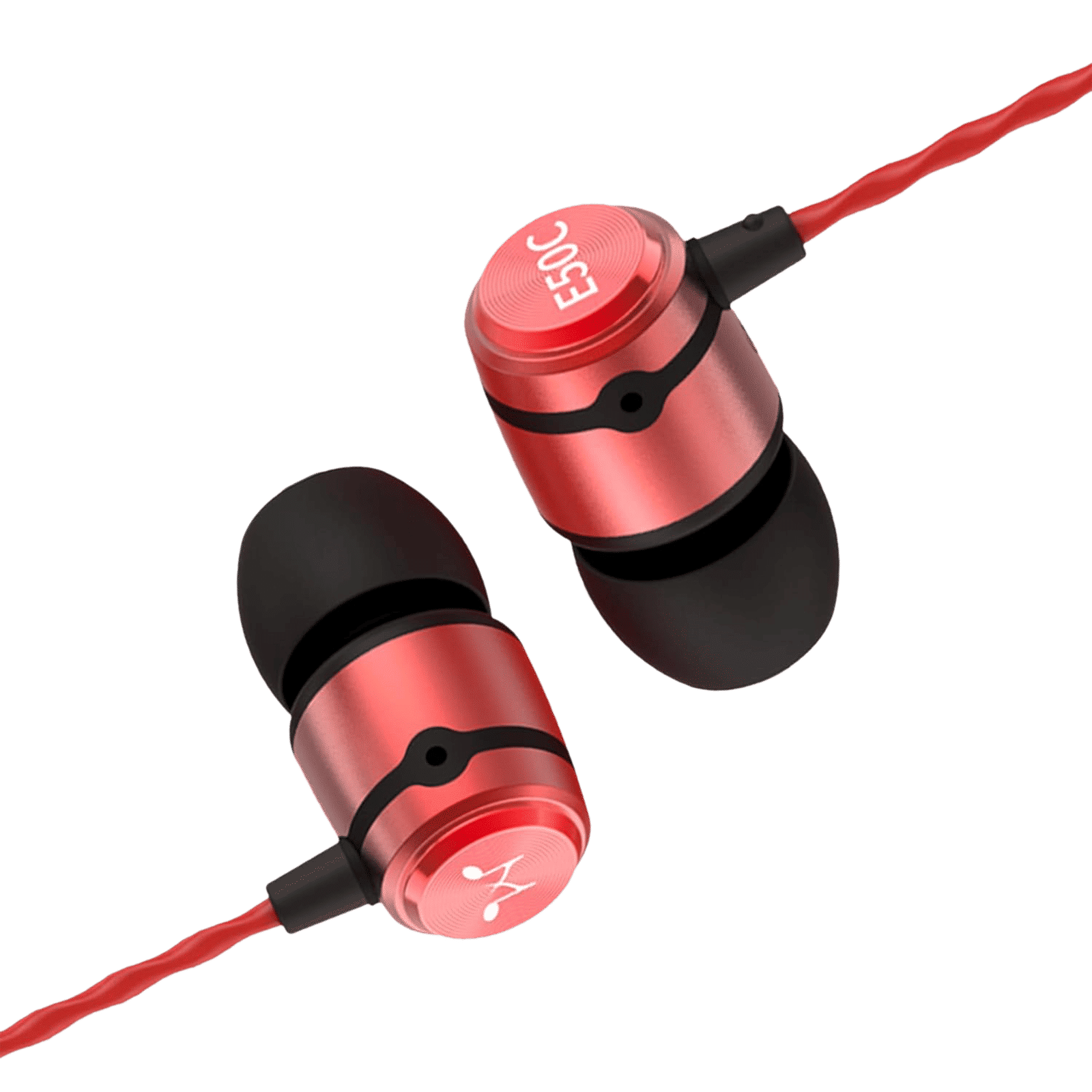 SoundMAGIC E50C Wired Earphone with Mic (In Ear, Red)_1