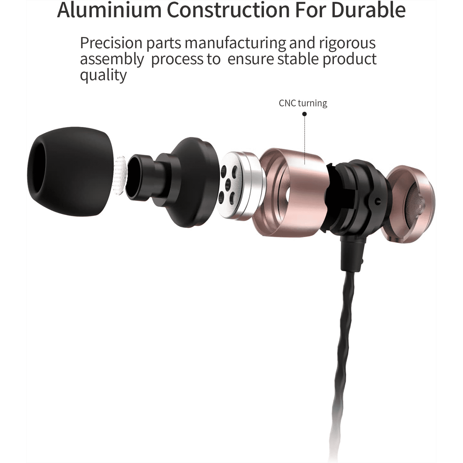 SoundMAGIC E50C Wired Earphone with Mic (3.5mm Connector, In Ear, Gold)_4