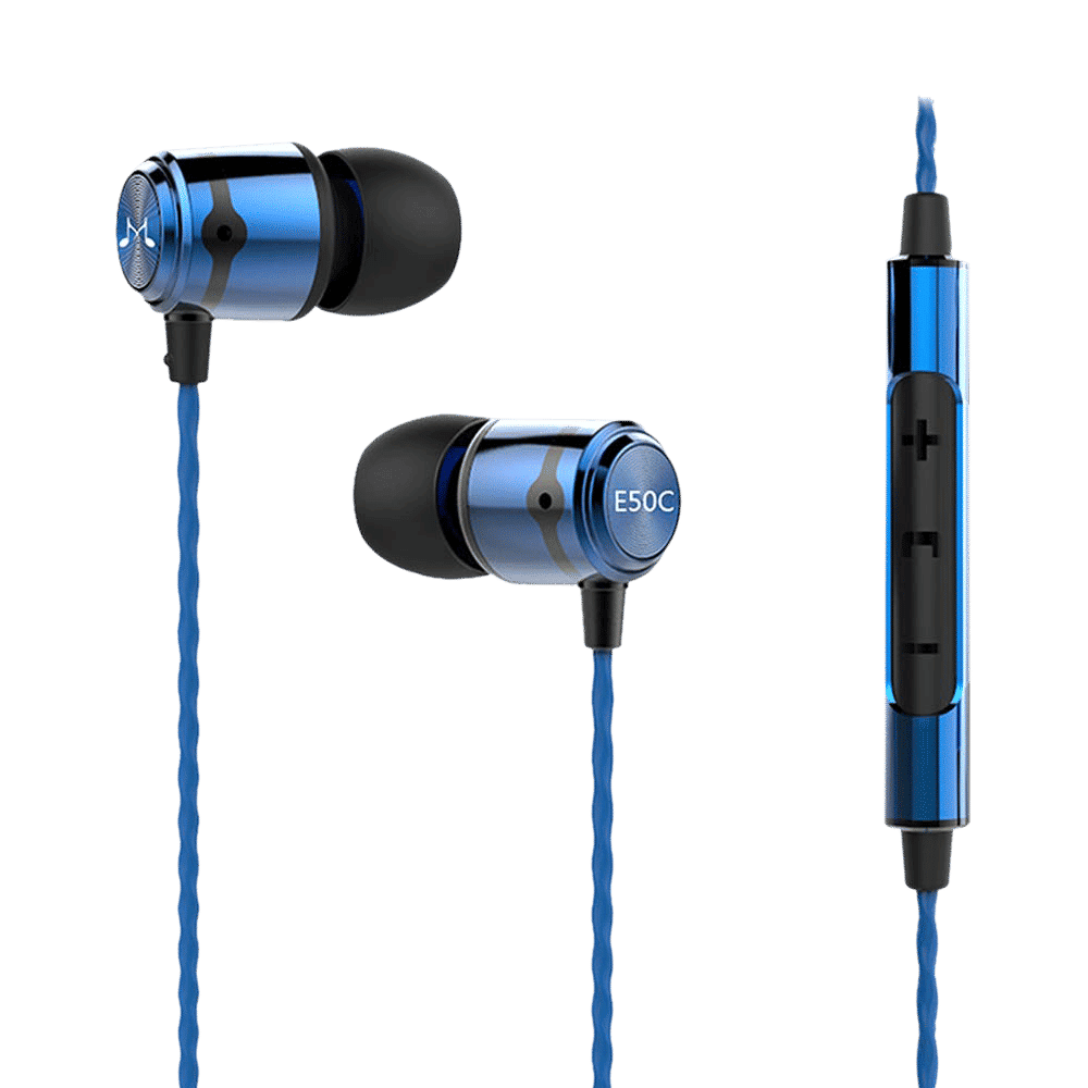 SoundMAGIC E50C Wired Earphones with Mic (In-Ear, Blue) SoundMAGIC E50C Wired Earphones with Mic (In-Ear, Blue)_1