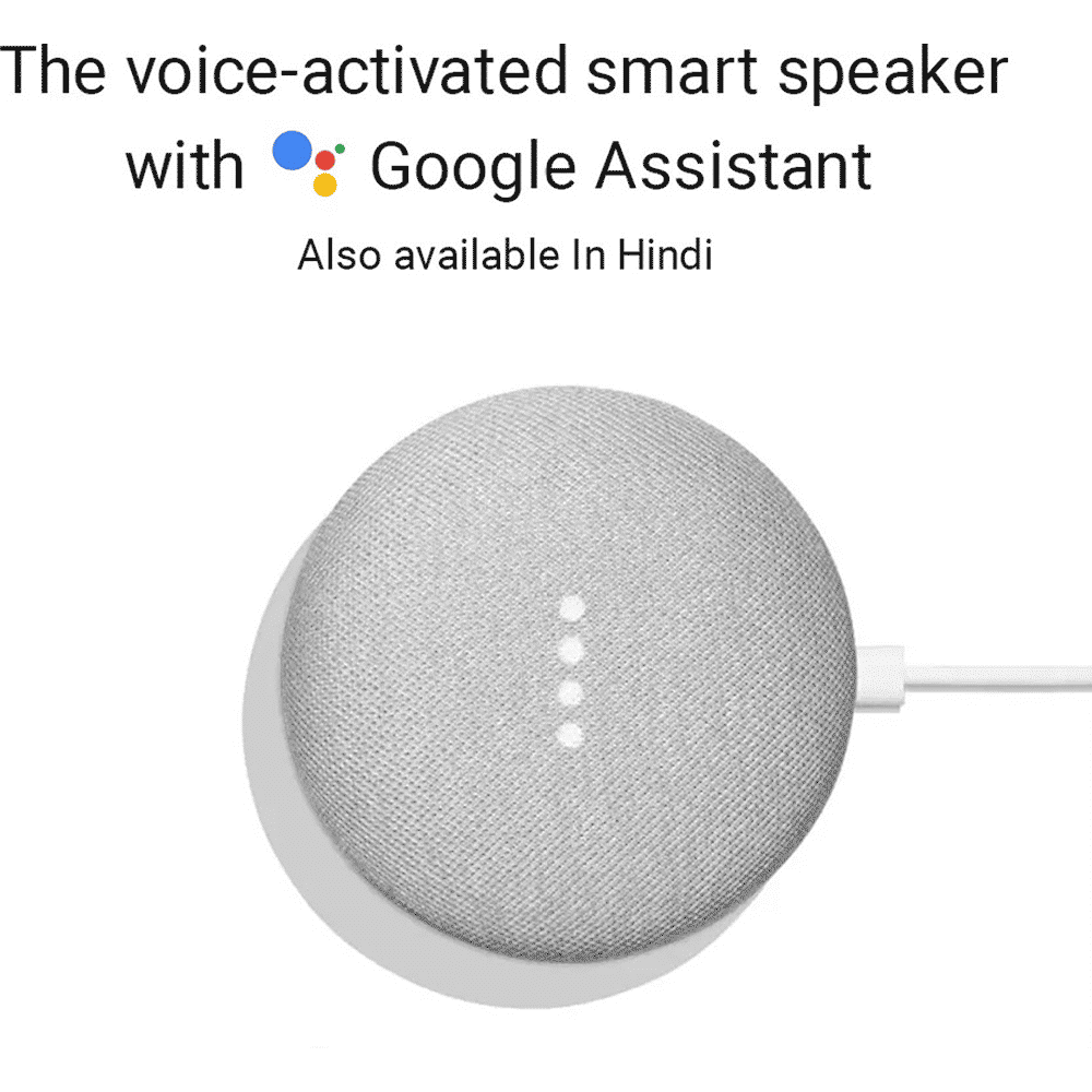 Google Home Mini with Google Assistant Compatible Smart Wi-Fi Speaker (Far-Field Voice Recognition, Grey) Google Home Mini with Google Assistant Compatible Smart Wi-Fi Speaker (Far-Field Voice Recognition, Grey)_6