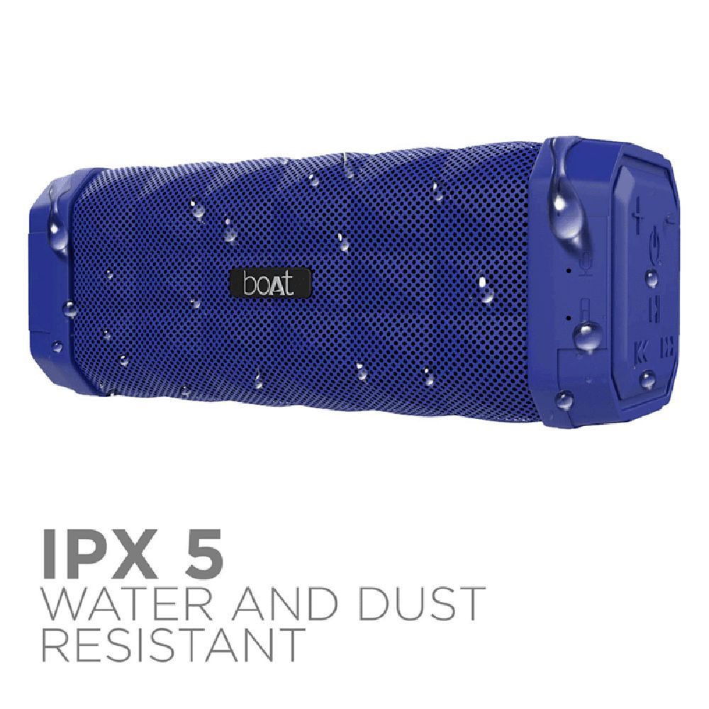 boAt Stone 650R 10W Portable Bluetooth Speaker (IPX5 Water Resistant, Dynamic HD Sound, Stereo Channel, Navy Blue)_3