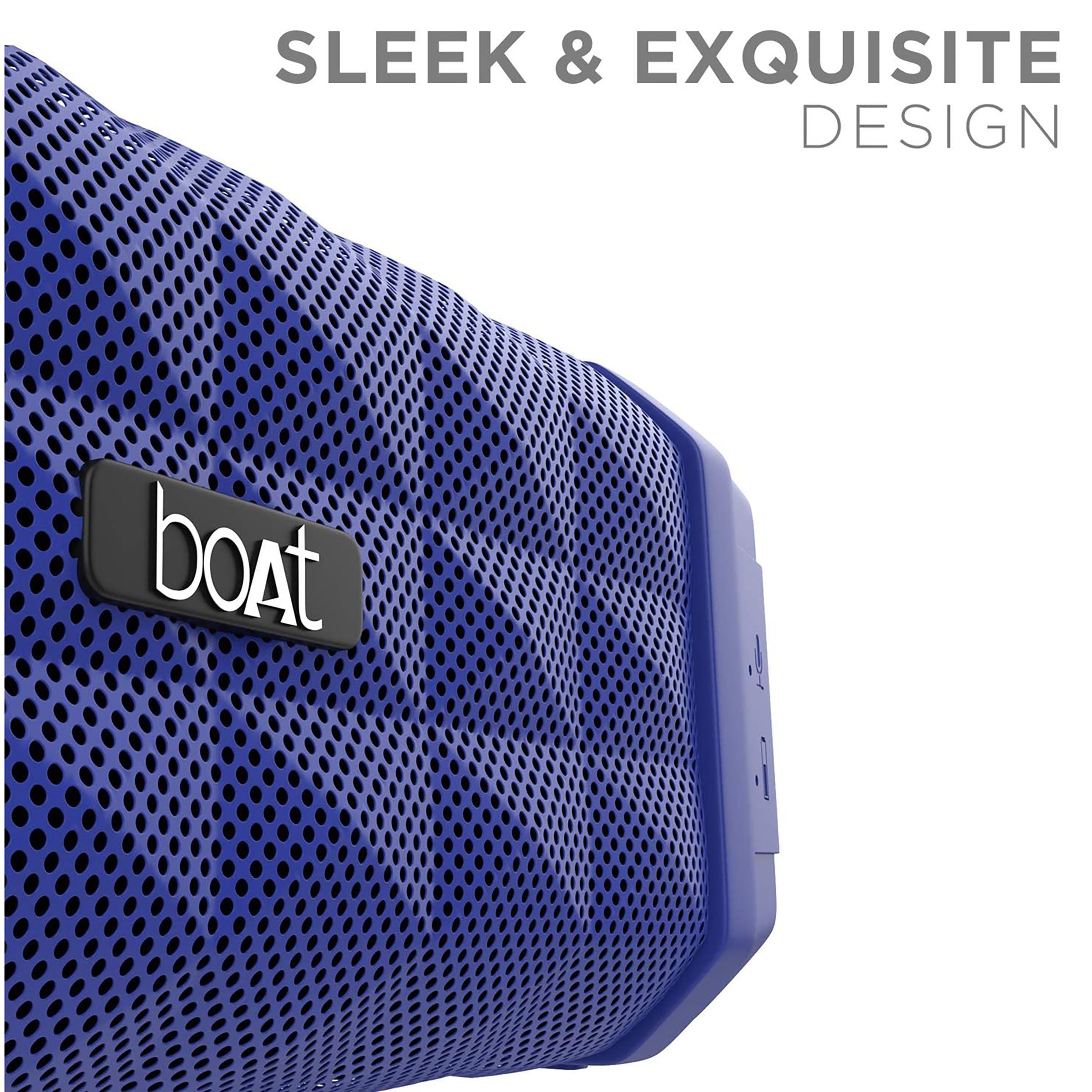 boAt Stone 650R 10W Portable Bluetooth Speaker (IPX5 Water Resistant, 7 Hours Playtime, Stereo Channel, Cobalt) boAt Stone 650R 10W Portable Bluetooth Speaker (IPX5 Water Resistant, 7 Hours Playtime, Stereo Channel, Cobalt)_6