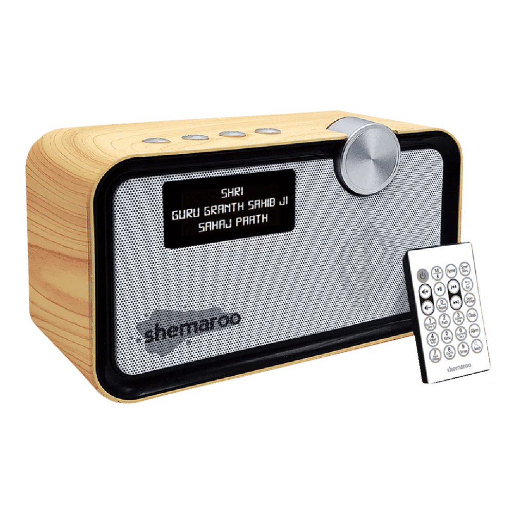 shemaroo Amrit Bani 5W Portable Bluetooth Speaker (Designed For Convenience, Mono Channel, Brown)_4