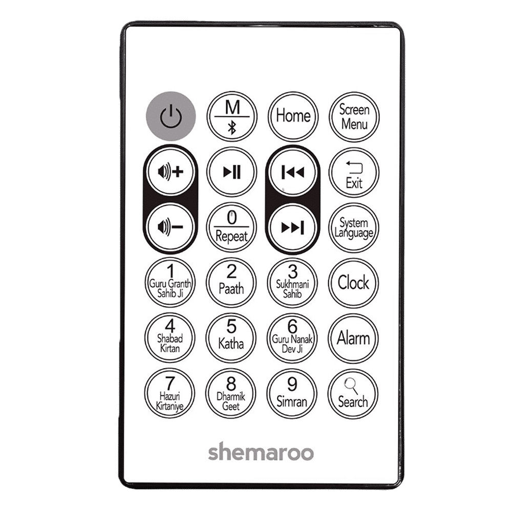 shemaroo Amrit Bani 5W Portable Bluetooth Speaker (LED Display, 5.0 Channel, Saffron)_6