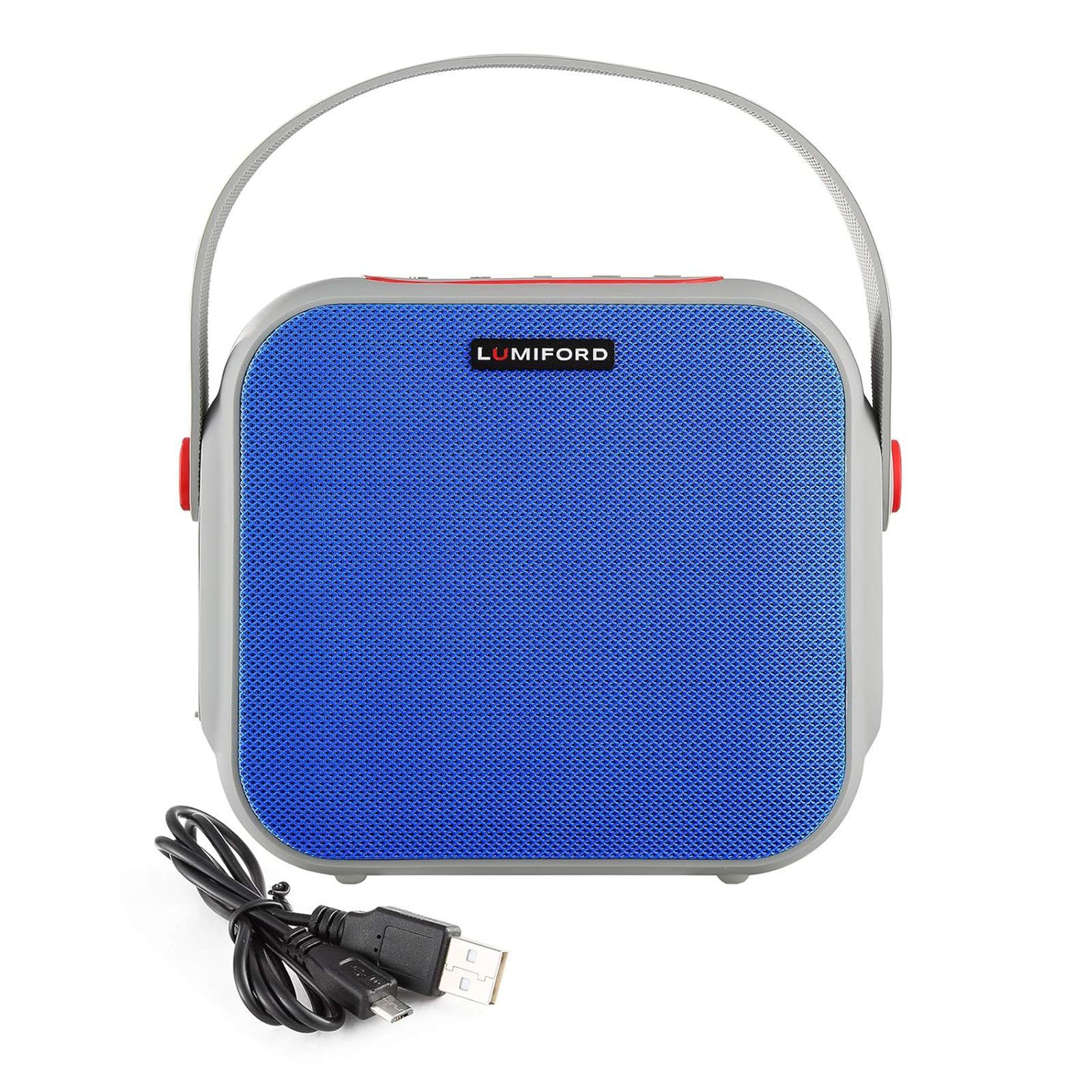 Lumiford GoFash-NY Broadway 16W Portable Bluetooth Speakers (IPX5 Water Proof, 2.1 Channel, Blue)_14