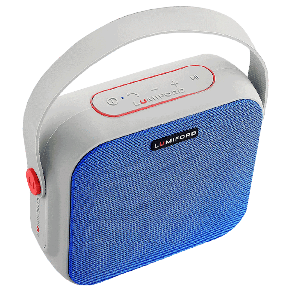 Lumiford GoFash-NY Broadway 16W Portable Bluetooth Speakers (IPX5 Water Proof, 2.1 Channel, Blue)_9
