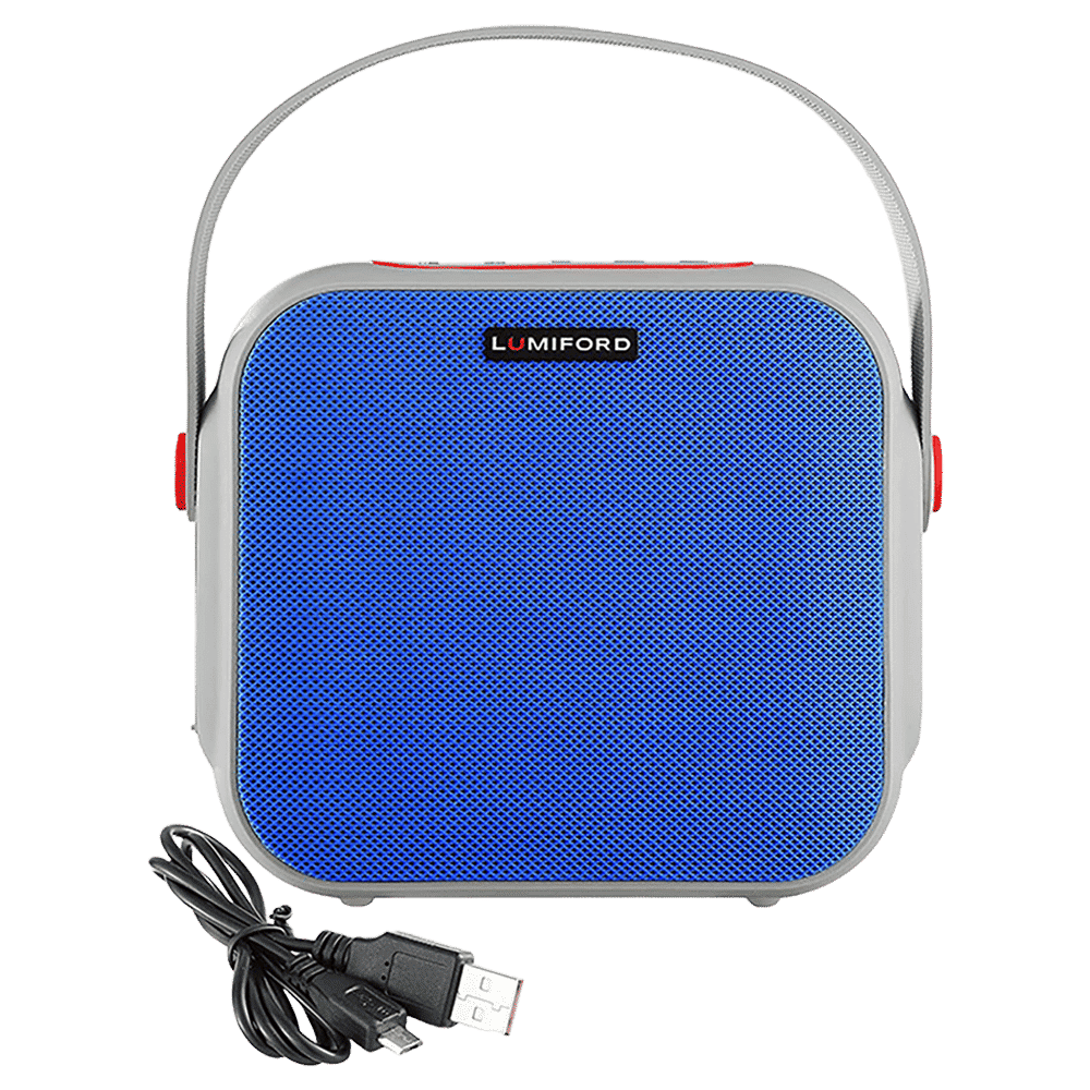 Lumiford GoFash-NY Broadway 16W Portable Bluetooth Speakers (IPX5 Water Proof, 2.1 Channel, Blue)_10