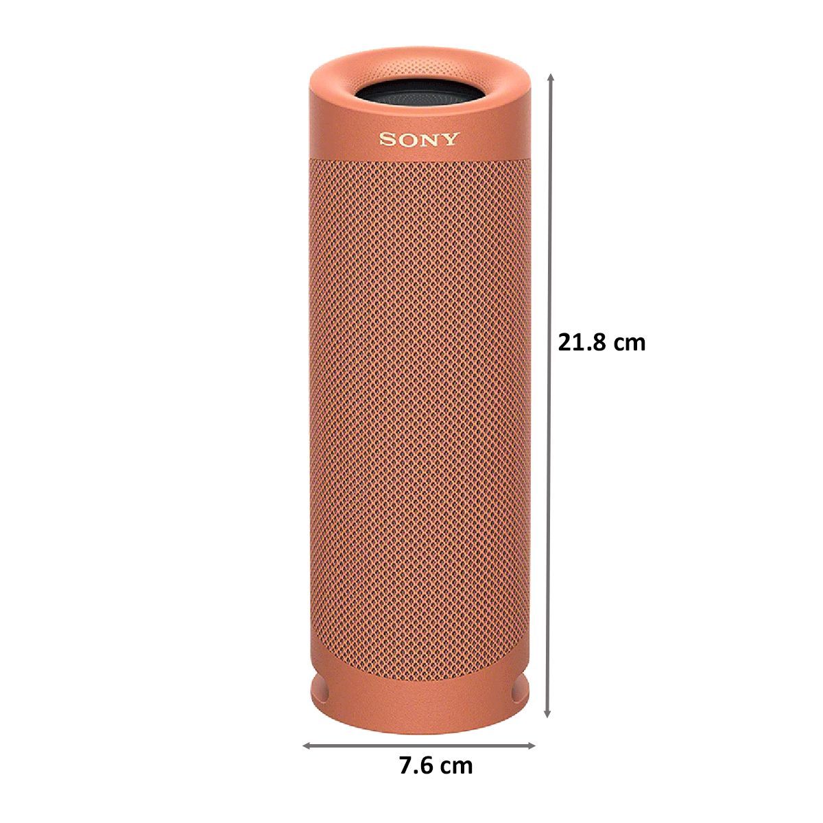 SONY XB23 20W Portable Bluetooth Speaker (IP67 Waterproof, Hands Free Calling, Red)_2
