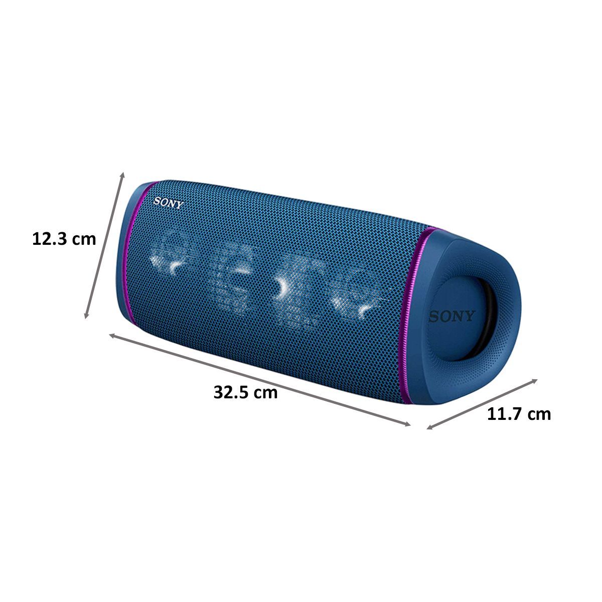 SONY XB43 32W Portable Bluetooth Speaker (Extra Bass, Blue)_2