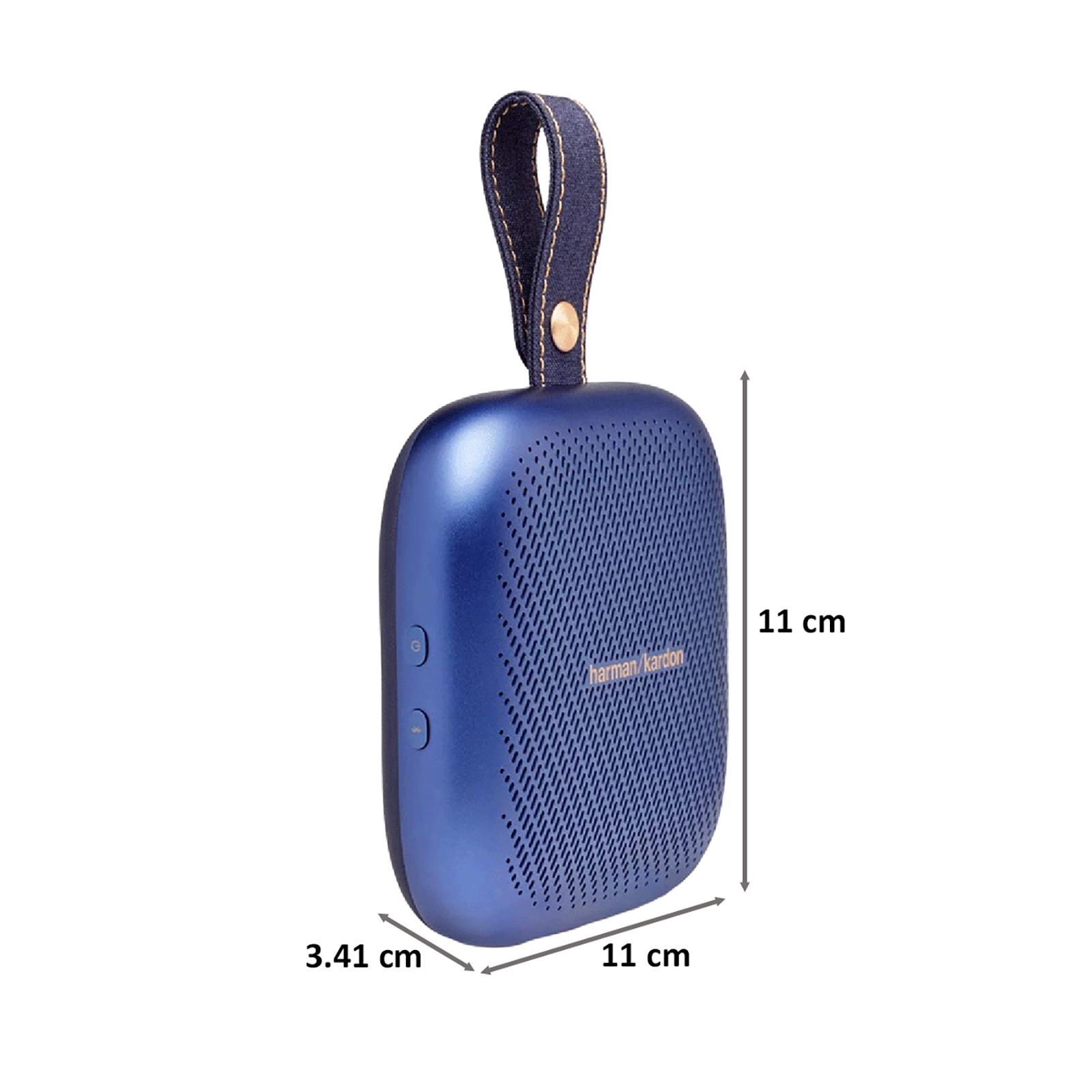 harman kardon Neo 3 Watts Portable Bluetooth Speaker (IPX7 Waterproof, HKNEOBLU, Blue)_2