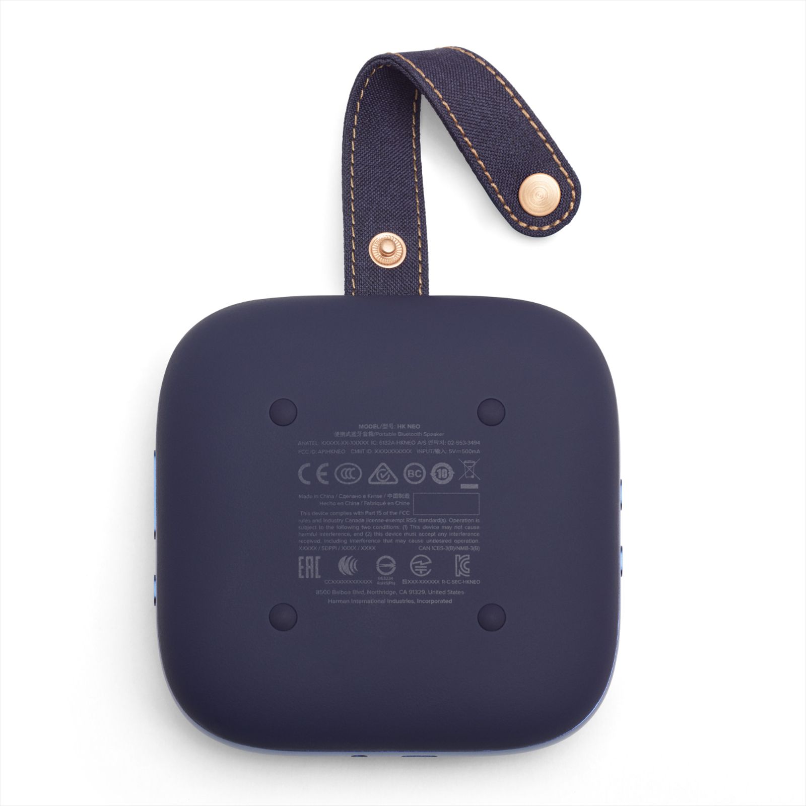 harman kardon Neo 3 Watts Portable Bluetooth Speaker (IPX7 Waterproof, HKNEOBLU, Blue)_4