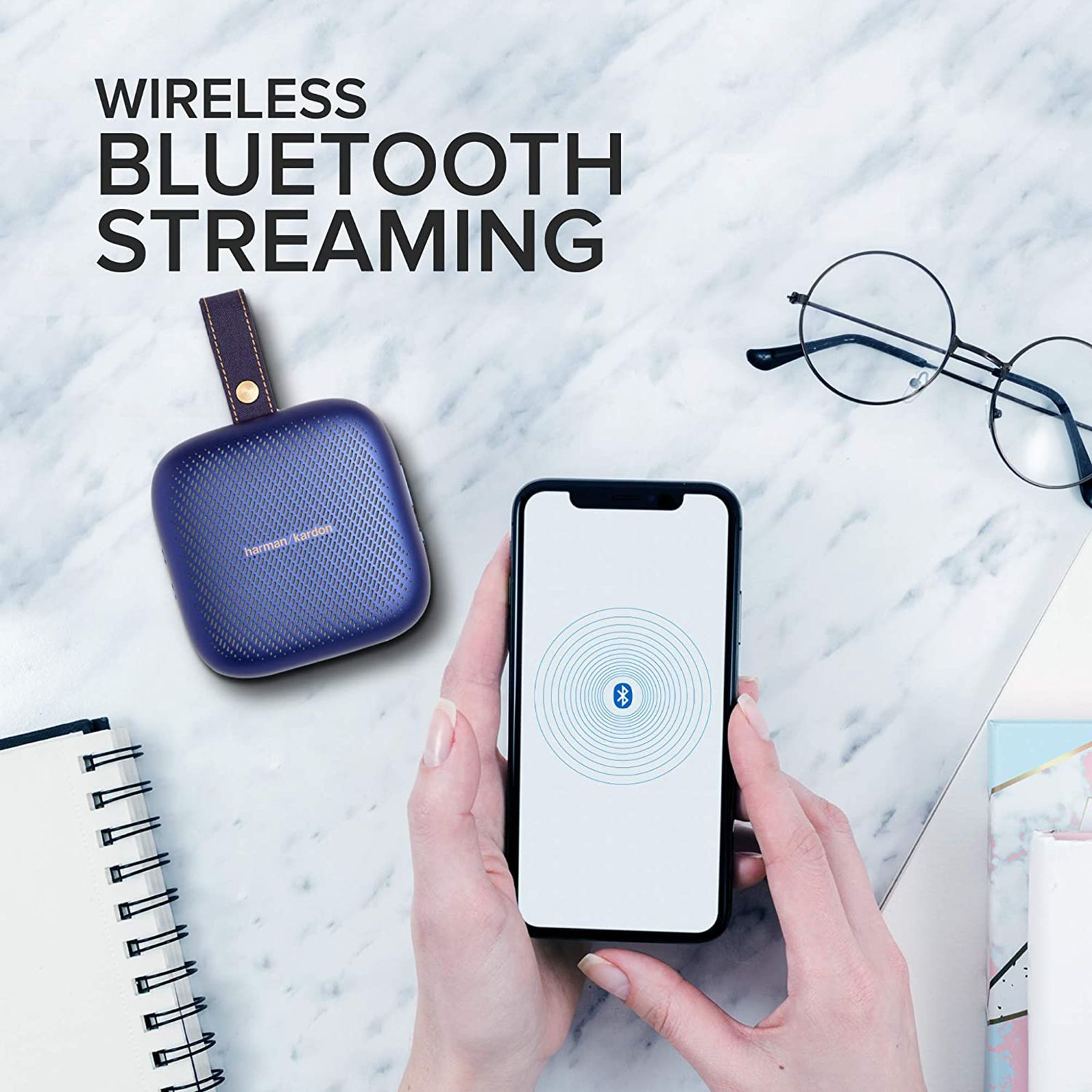 harman kardon Neo 3 Watts Portable Bluetooth Speaker (IPX7 Waterproof, HKNEOBLU, Blue)_10