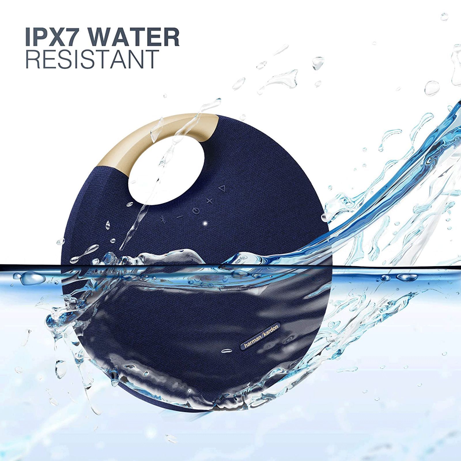 harman kardon Onyx Studio 6 50W Portable Bluetooth Speaker (IPX7 Waterproof, 8 Hours Playtime, Blue)_9