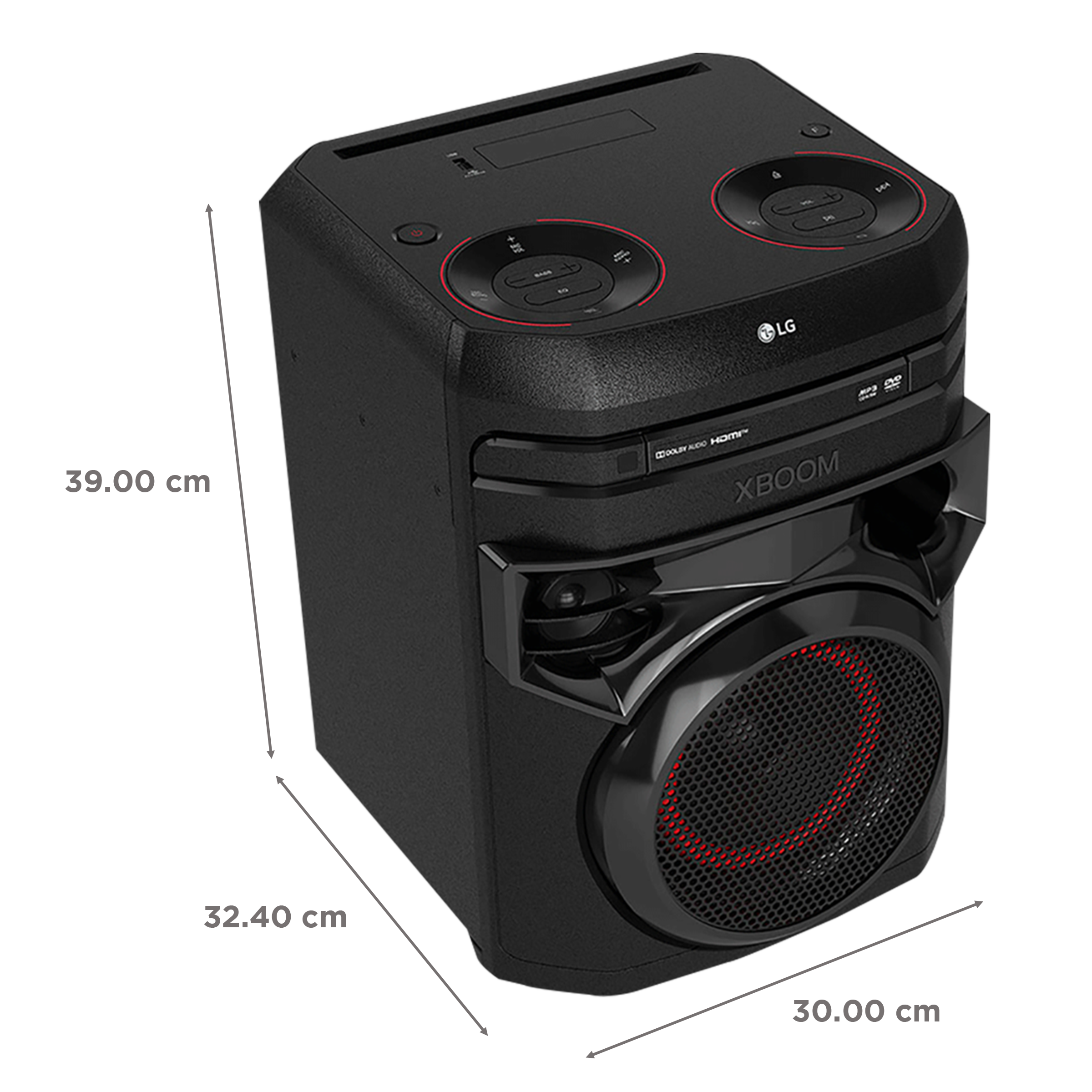 LG X-Boom 100W Bluetooth Party Speaker (Powerful Sound, 2.1 Channel, Black)_3