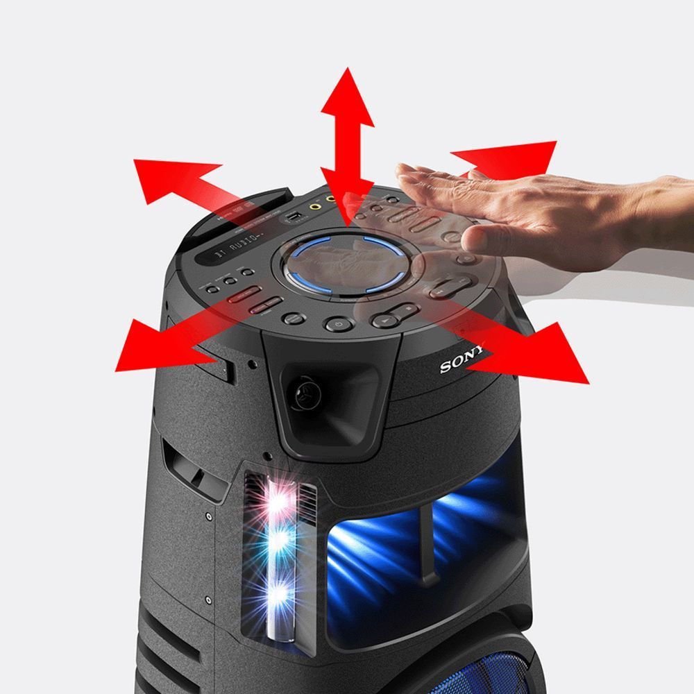 SONY MHC-V43D 115W Bluetooth Party Speaker (Vertical & Horizontal Gesture Control, 2.1 Channel, Black)_19