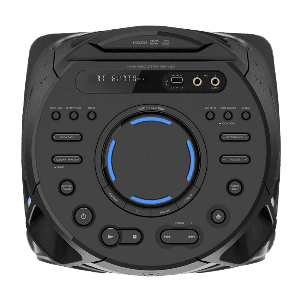 SONY MHC-V43D 115W Bluetooth Party Speaker (Vertical & Horizontal Gesture Control, 2.1 Channel, Black)_3