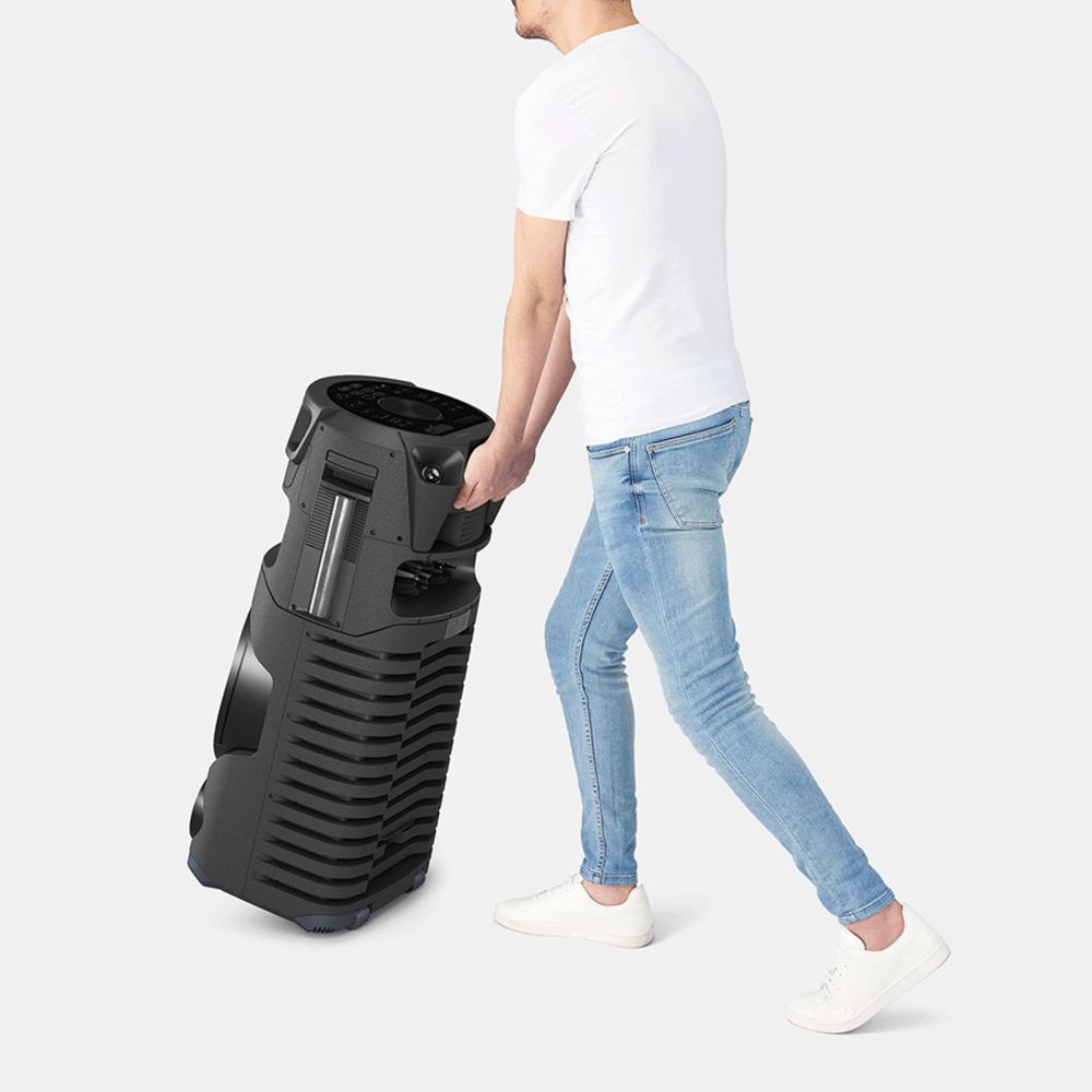 SONY Bluetooth Party Speaker with Mic (Splashproof Resistant, 2.1 Channel, Black)_10