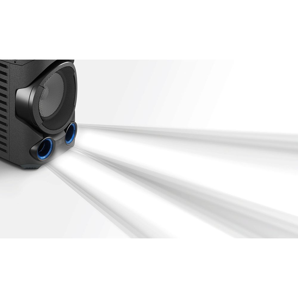 SONY Bluetooth Party Speaker with Mic (Splashproof Resistant, 2.1 Channel, Black)_15