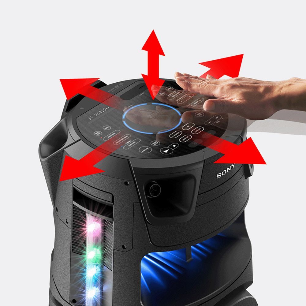 SONY Bluetooth Party Speaker with Mic (Splashproof Resistant, 2.1 Channel, Black)_18