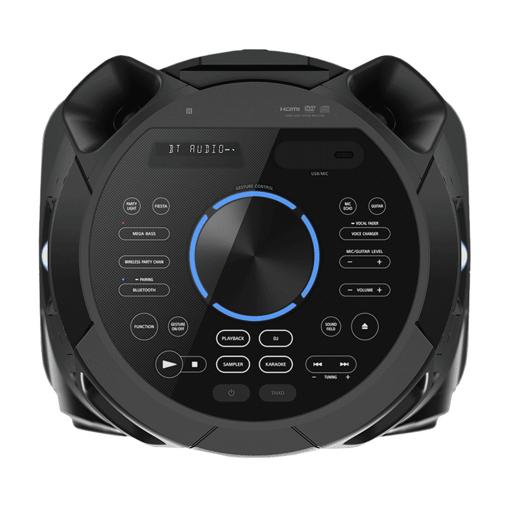 SONY Bluetooth Party Speaker with Mic (Splashproof Resistant, 2.1 Channel, Black)_3