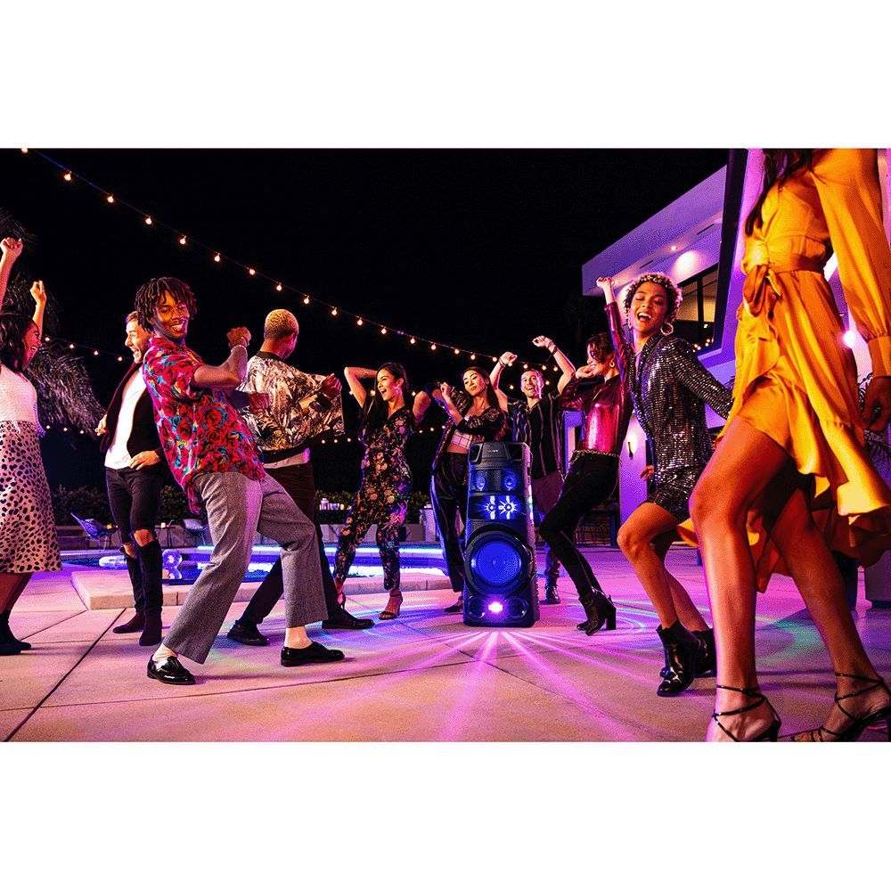 SONY Bluetooth Party Speaker with Mic (Splashproof Resistant, 2.1 Channel, Black)_10