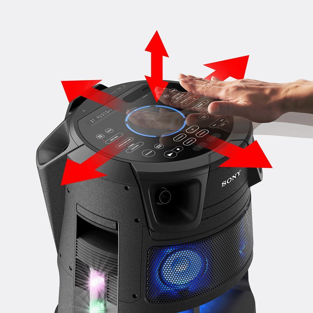 SONY Bluetooth Party Speaker with Mic (Splashproof Resistant, 2.1 Channel, Black)_16