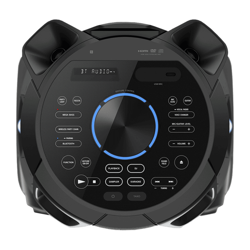 SONY Bluetooth Party Speaker with Mic (Splashproof Resistant, 2.1 Channel, Black)_3