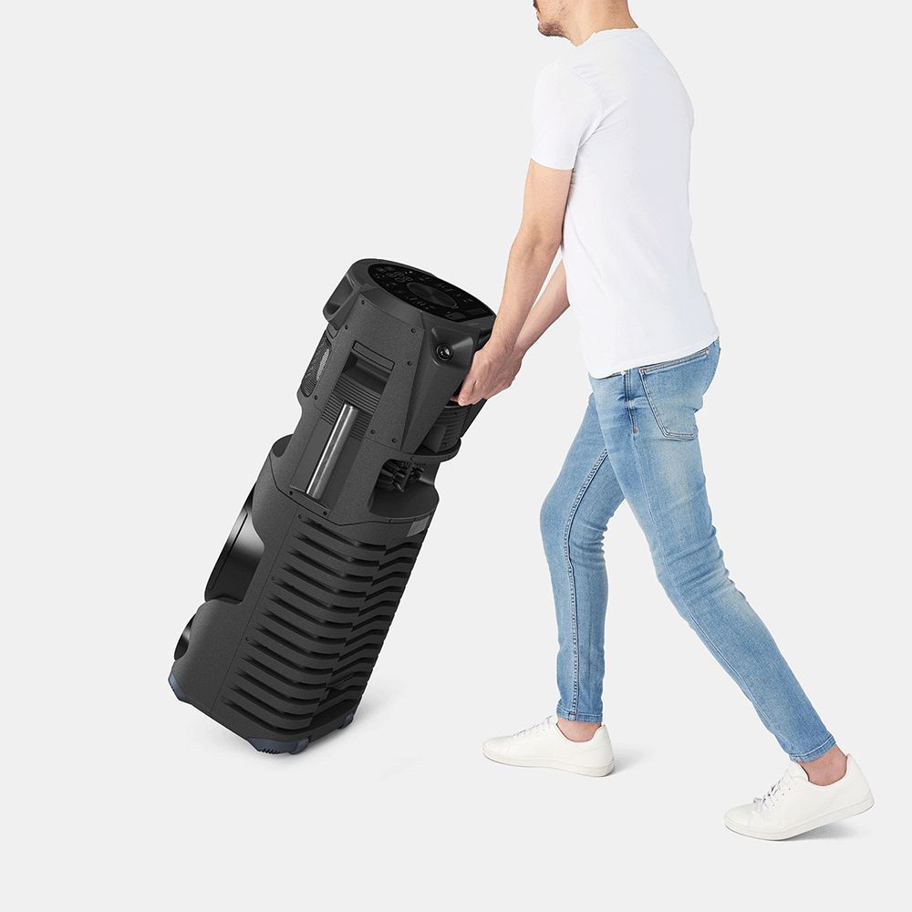 SONY Bluetooth Party Speaker with Mic (Splashproof Resistant, 2.1 Channel, Black)_8