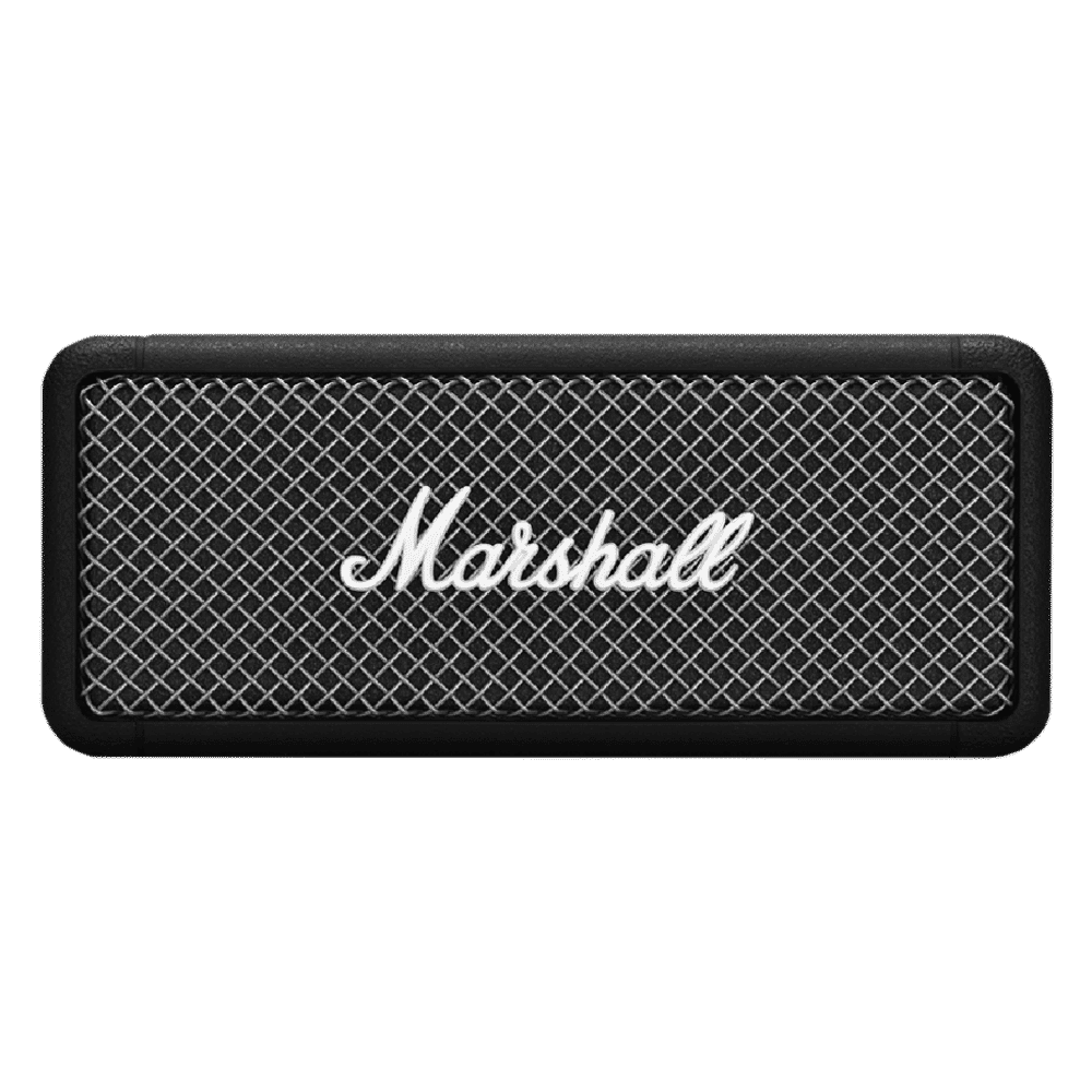 Marshall Emberton 20W Portable Bluetooth Speaker (IPX7 Water Resistant, Superior Signature Sound, Stereo Channel, Black)_1