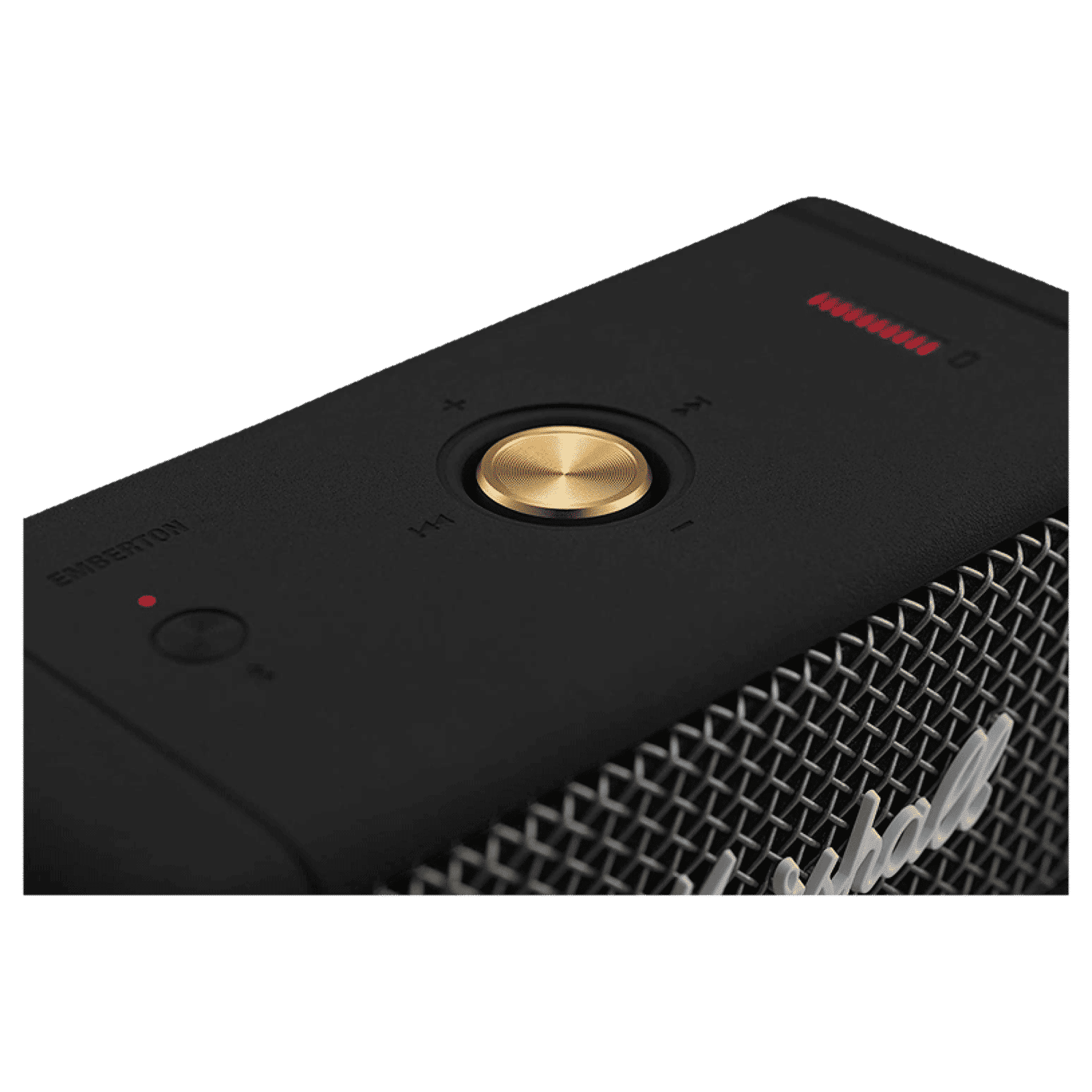 Marshall Emberton 20W Portable Bluetooth Speaker (IPX7 Water Resistant, Superior Signature Sound, Stereo Channel, Black)_7